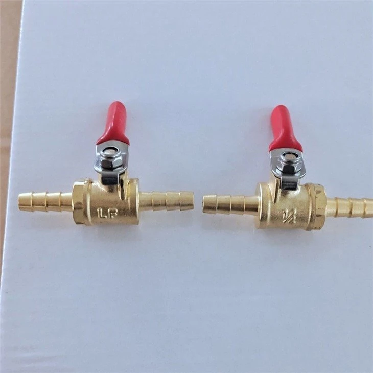 Lead Free Brass Hose Barb Ball Valve