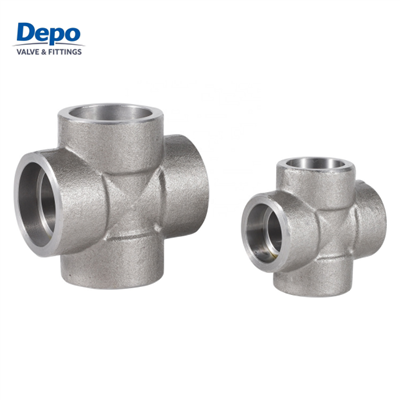 Té forgé Té croisé fileté femelle FNPT Té croisé réducteur égal