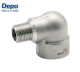 Coude de rue femelle/mâle haute pression 3000LB NPT coude de rue fileté technique forgé à 90 degrés