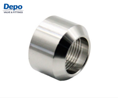 Raccord de tuyau en acier inoxydable personnalisé en usine 1/2 po. Demi-accouplement fileté NPT